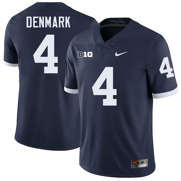 Tyseer Denmark Penn State Jersey,PSU Nittany Lions #4 Tyseer Denmark Football Uniforms-Retro